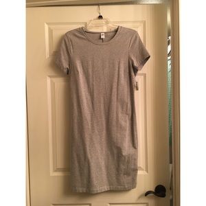 NWT never worn basic gray Straight T-shirt dress